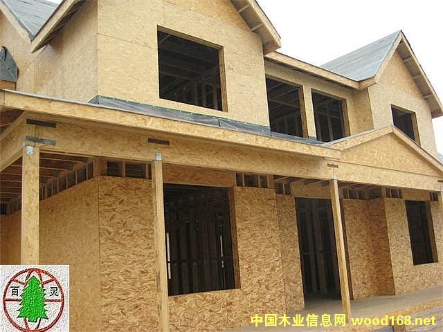 OSB定向刨花板木結構房屋 OSB定向刨花板木結構房屋